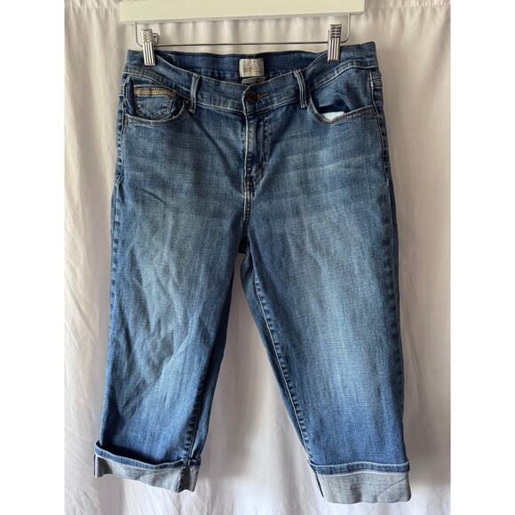 Levi's 515 Capri Jeans - Size 10, Classic Blue Wash - Picture 1 of 15